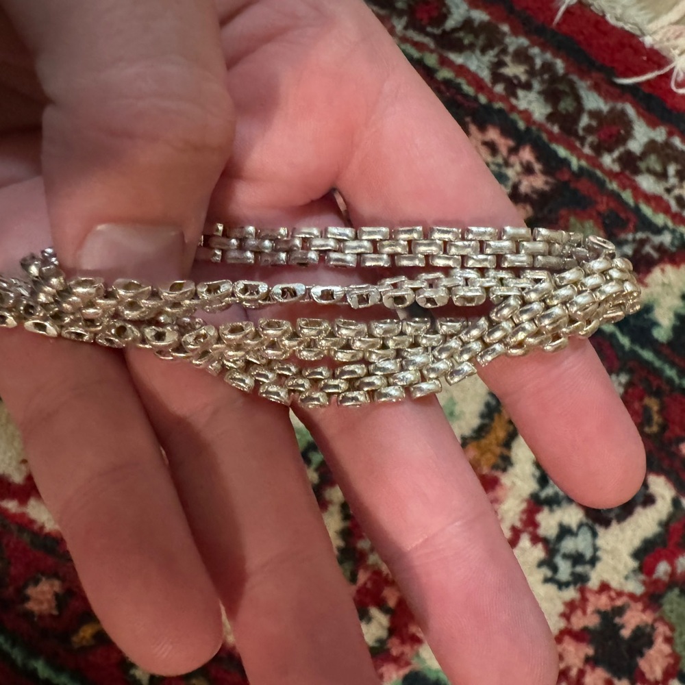 Sterling silver Elegant Silver Chain Necklace